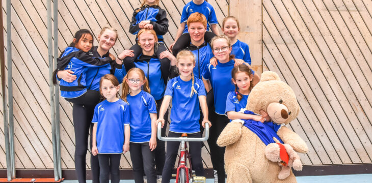 Bezirksmeisterschaft im Kunstradfahren in Rimpar –